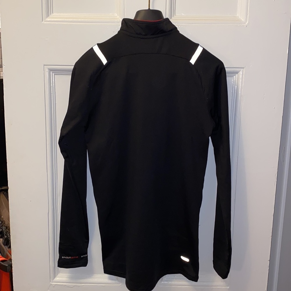 Spyder 1/4 zip men’s black long sleeve top - size small - Picture 7 of 11